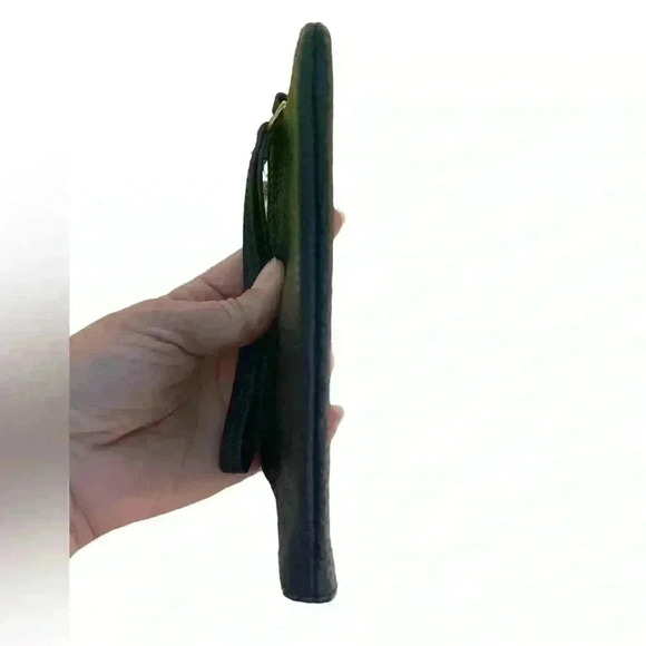 FOSSIL womens Tara Leather Wristlet Clutch Handbag Black Pink Tassle gently used - Picture 6 of 9